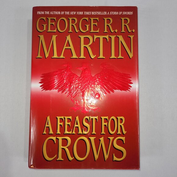 George R R Martin A Feast for Crows First Edition Hardcover Book Game of Thrones - Picture 1 of 3